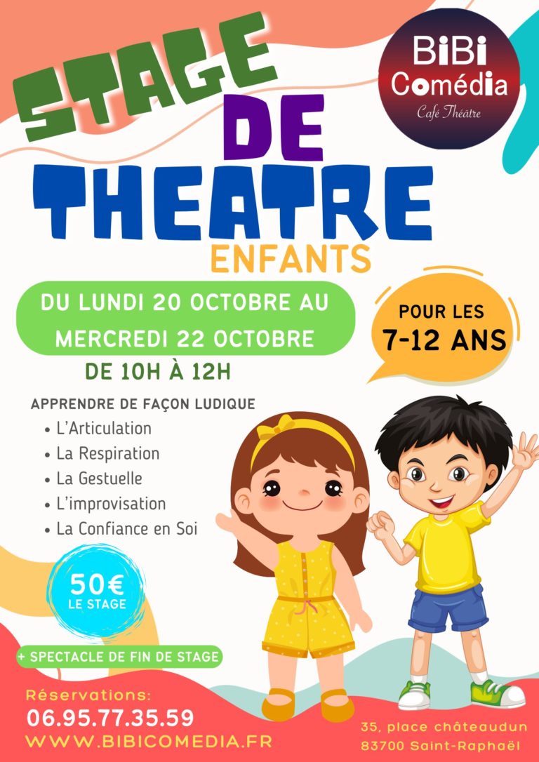 stage theatre octobre 2025