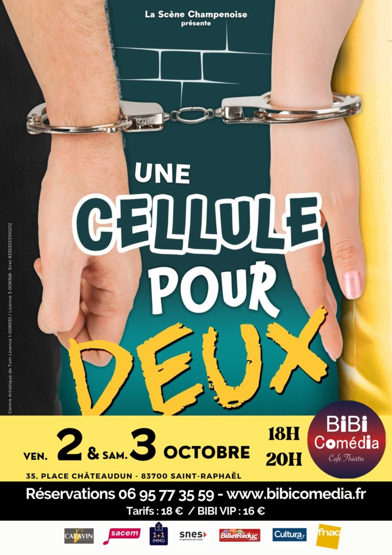 une cellule pour deux 2-3 octobre 2026
